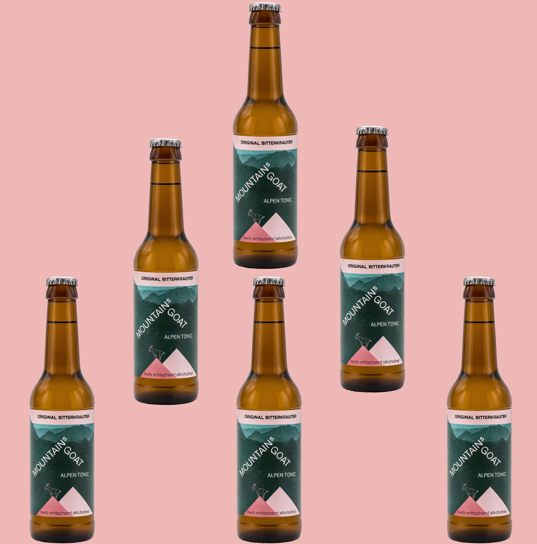 Alpen Tonic Original 6er Karton Glasflaschen 330ml
