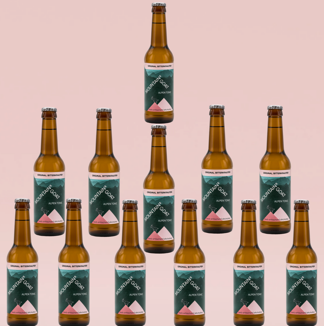 Alpen Tonic Original 12er Karton Glasflaschen 330ml