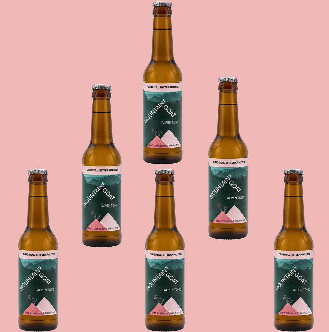 Alpen Tonic Original 6er Karton Glasflaschen 330ml
